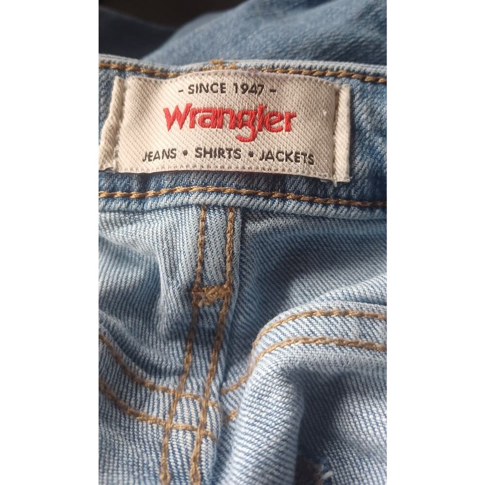Wrangler Women's High-Rise Fierce Flare Jeans Light Wash Denim 12x30 Retro 70s - Picture 6 of 8